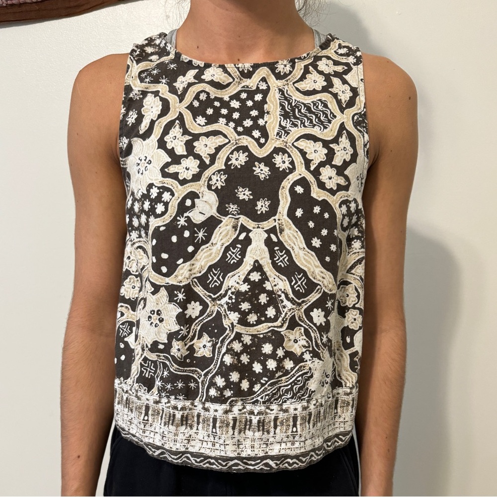 FREE PEOPLE OPEN BACK TANK